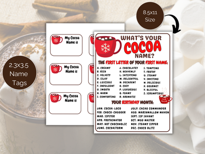 What's Your Cocoa Name