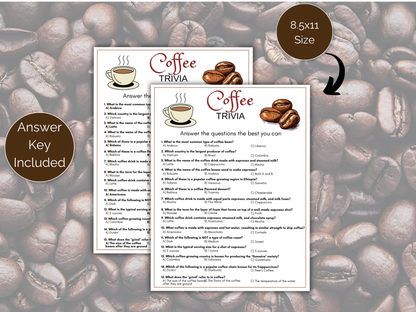 Coffee Trivia Game