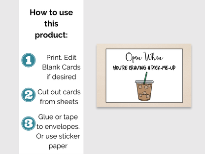 Open When Envelope Labels for College