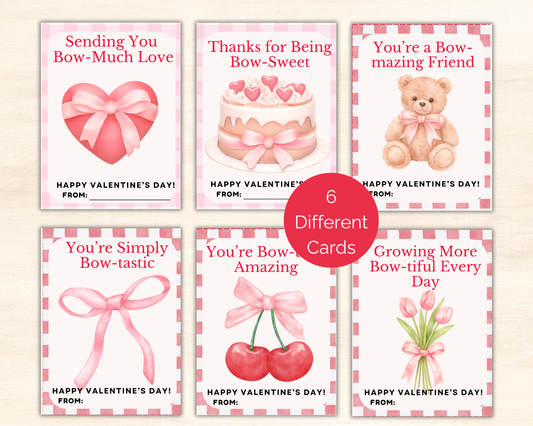 Coquette Valentine Cards