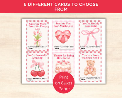 Coquette Valentine Cards