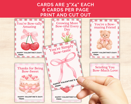 Coquette Valentine Cards