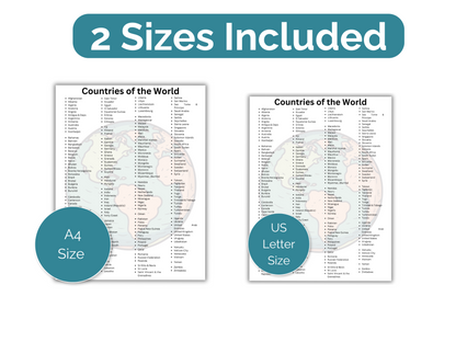 List of Countries Of The World