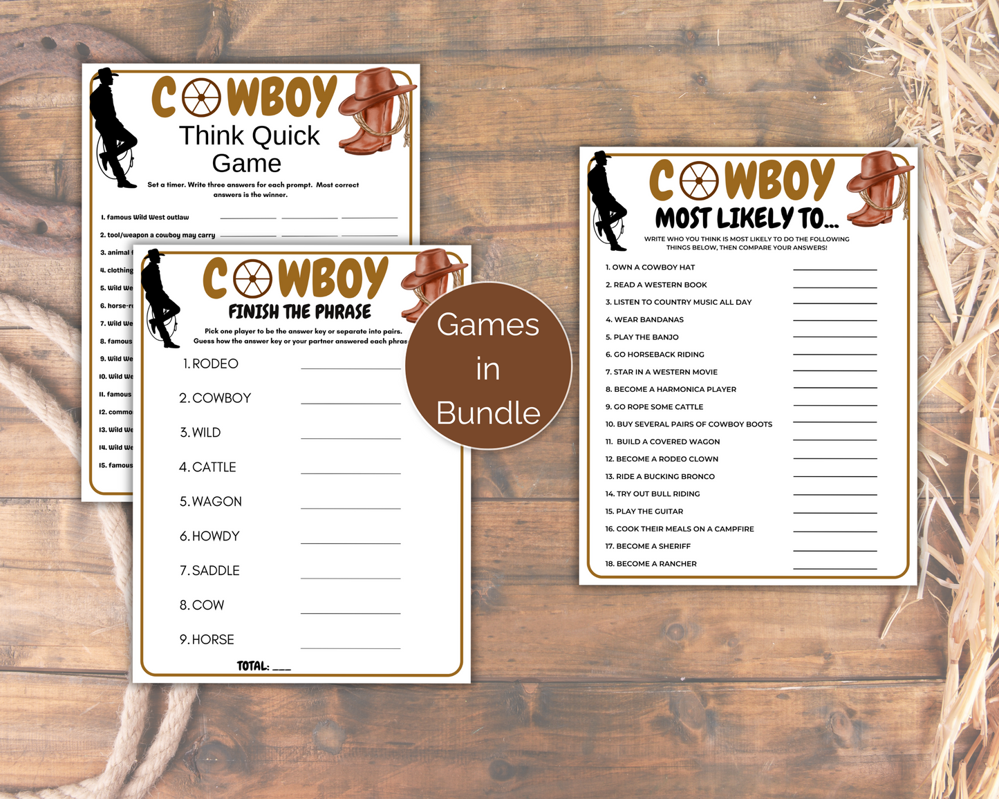 Cowboy Game Bundle