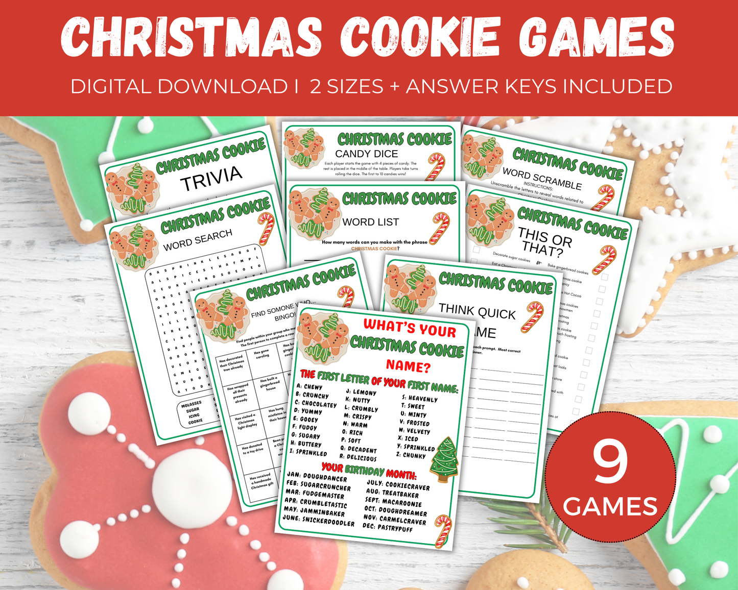 Christmas Cookie Game Bundle