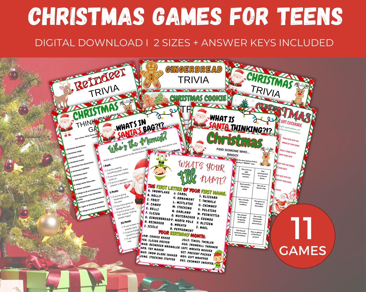 Christmas Games for Teens