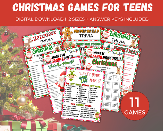 Christmas Games for Teens