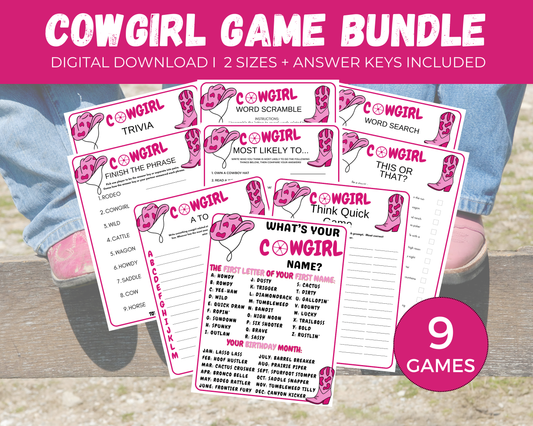 Cowgirl Game Bundle