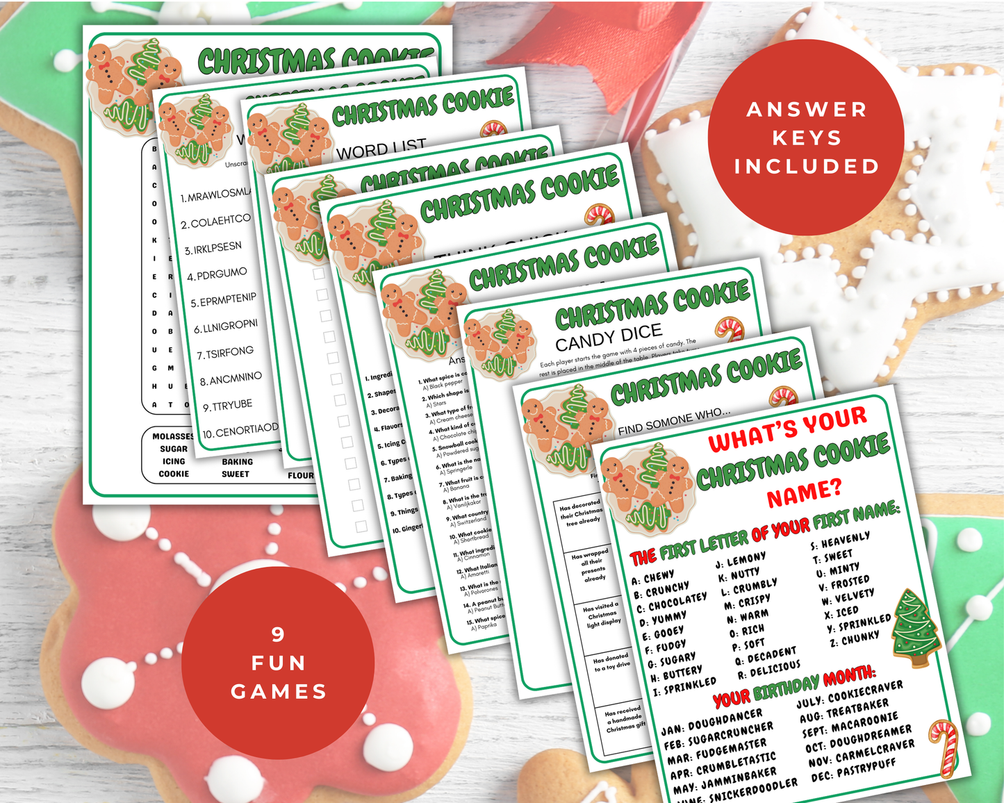 Christmas Cookie Game Bundle