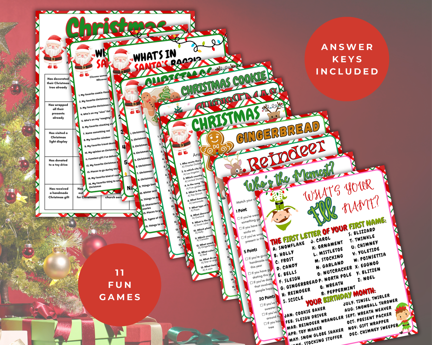 Christmas Games for Teens