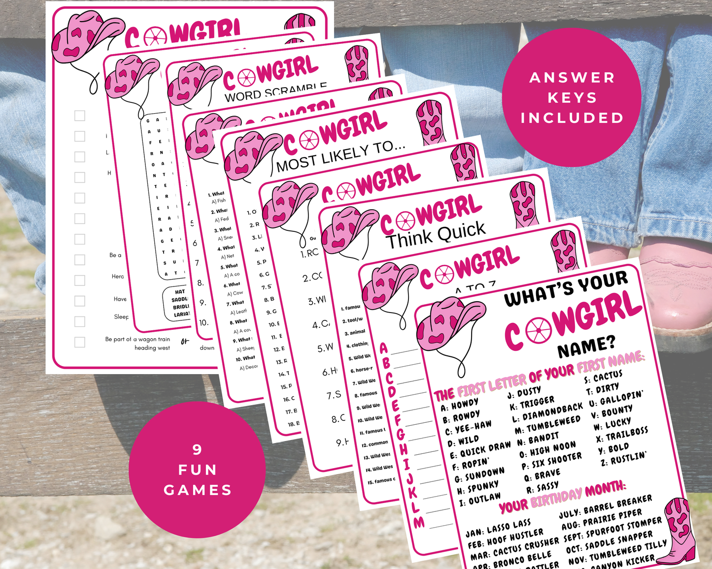 Cowgirl Game Bundle