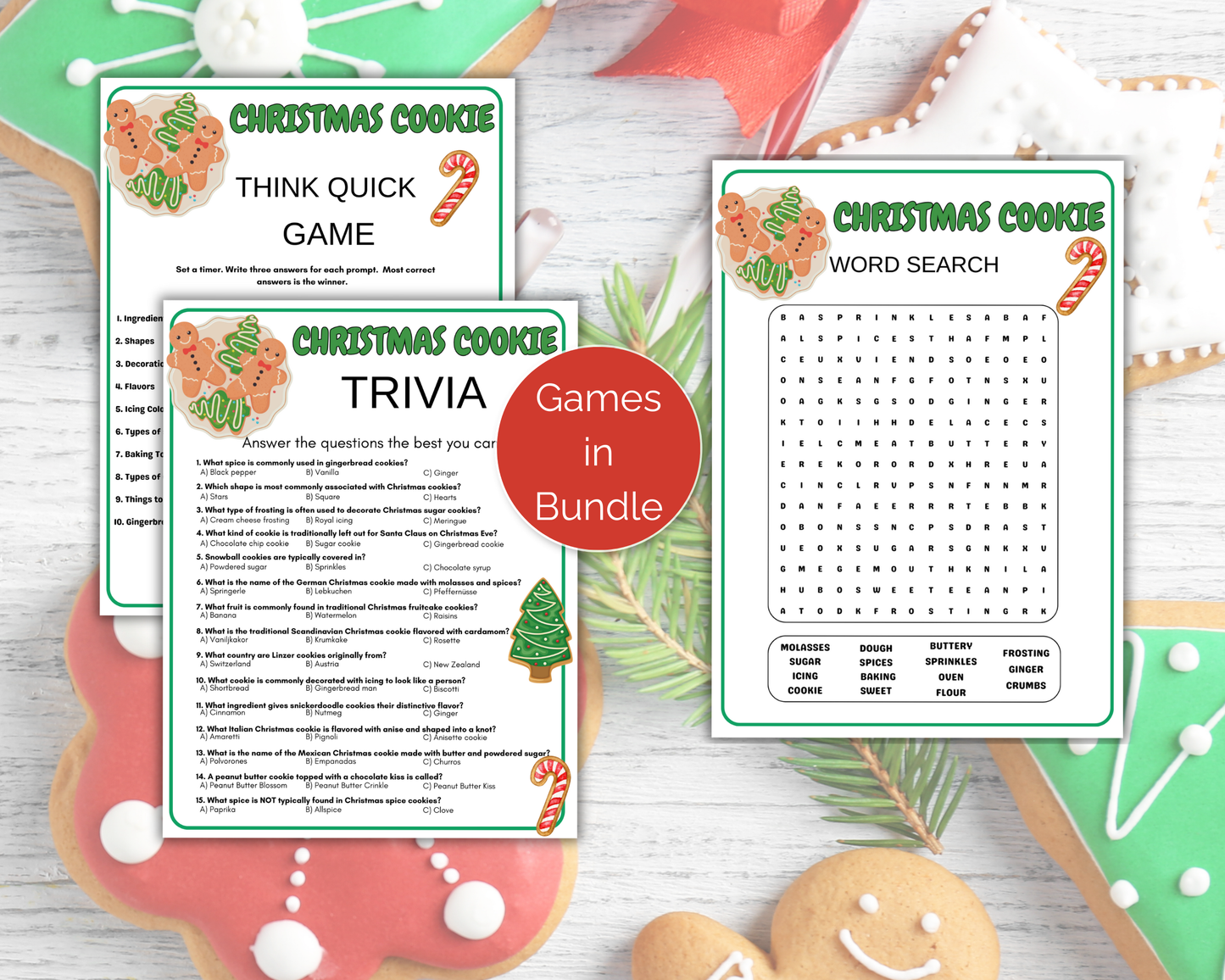 Christmas Cookie Game Bundle