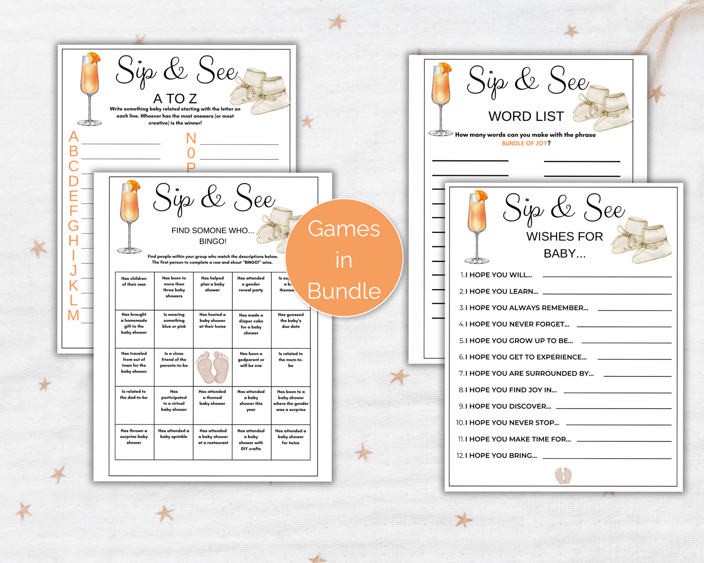 Sip and See Game Bundle