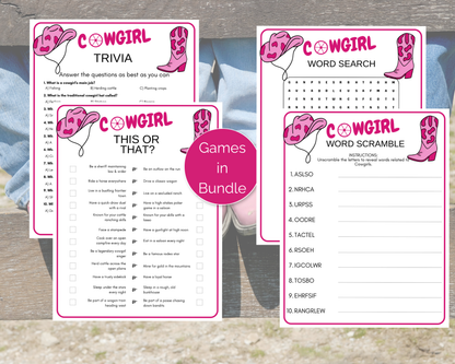 Cowgirl Game Bundle