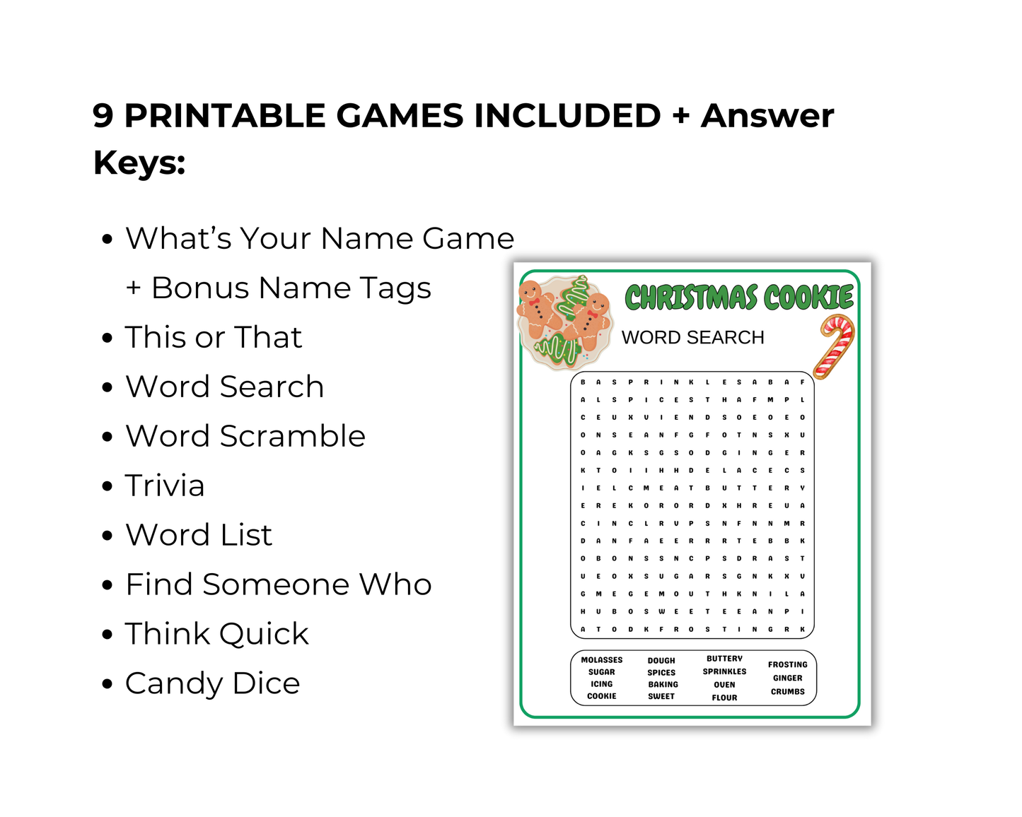 Christmas Cookie Game Bundle