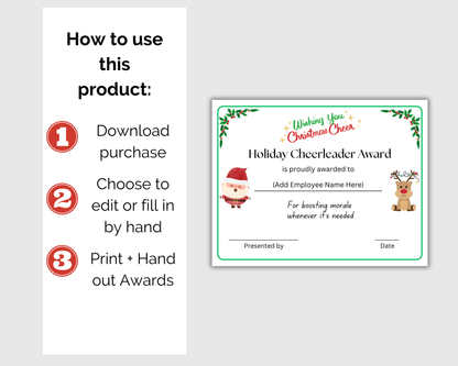 Funny Christmas Employee Awards
