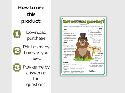 Who's The Most Like a Groundhog