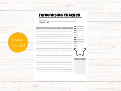 Editable Fill My Crown Fundraiser Template