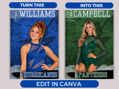 Editable Dance Senior Banner Template