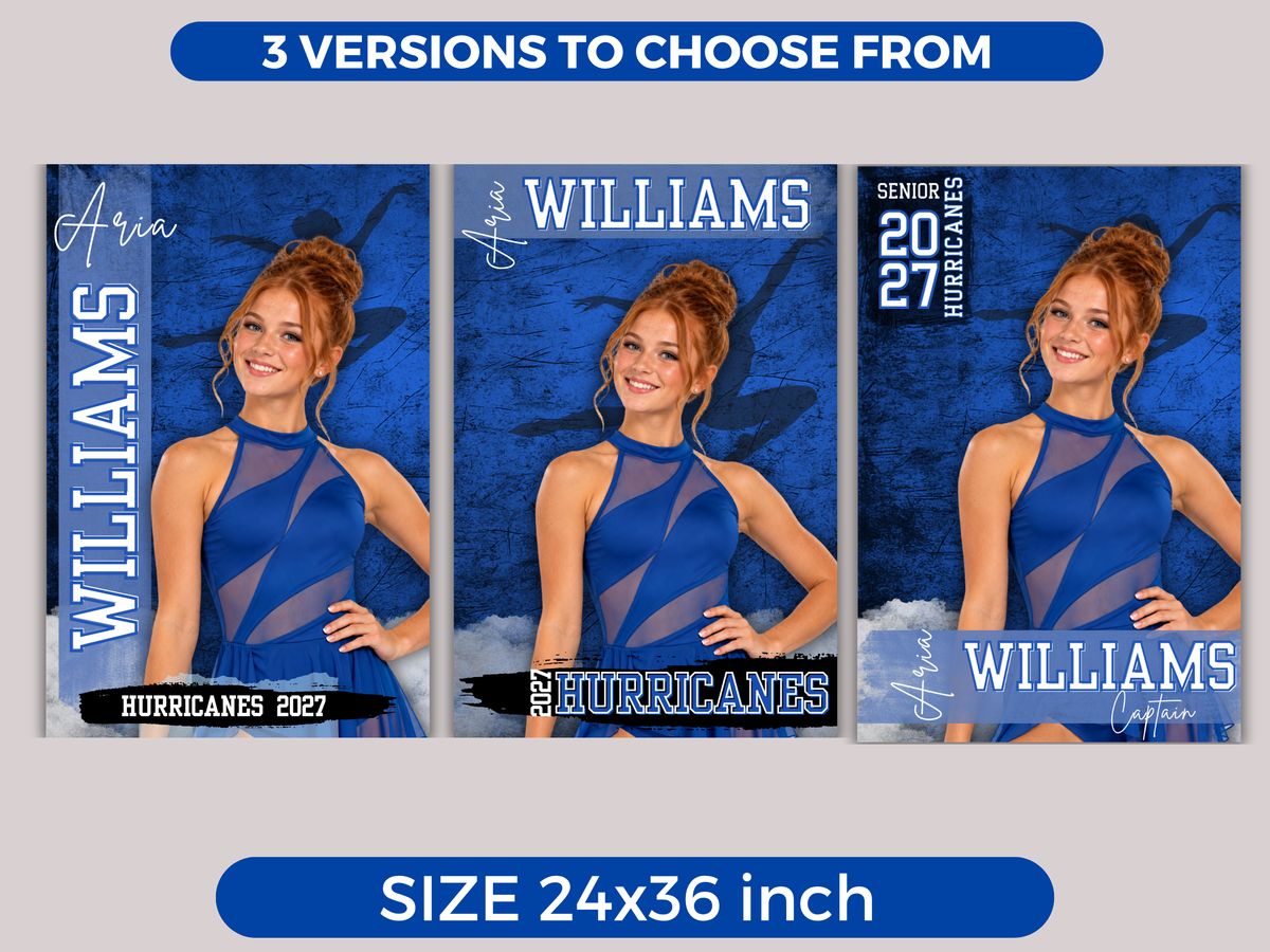 Editable Dance Senior Banner Template
