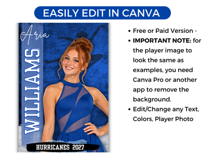 Editable Dance Senior Banner Template