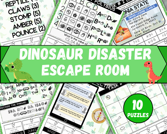 Dinosaur Escape Room for Kids