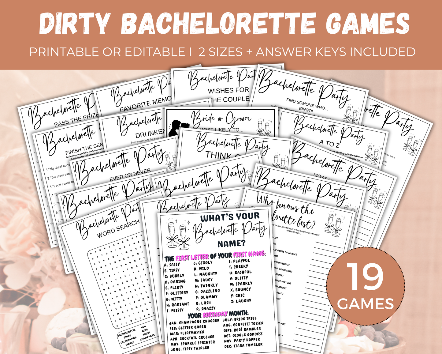 Dirty Bachelorette Game Bundle
