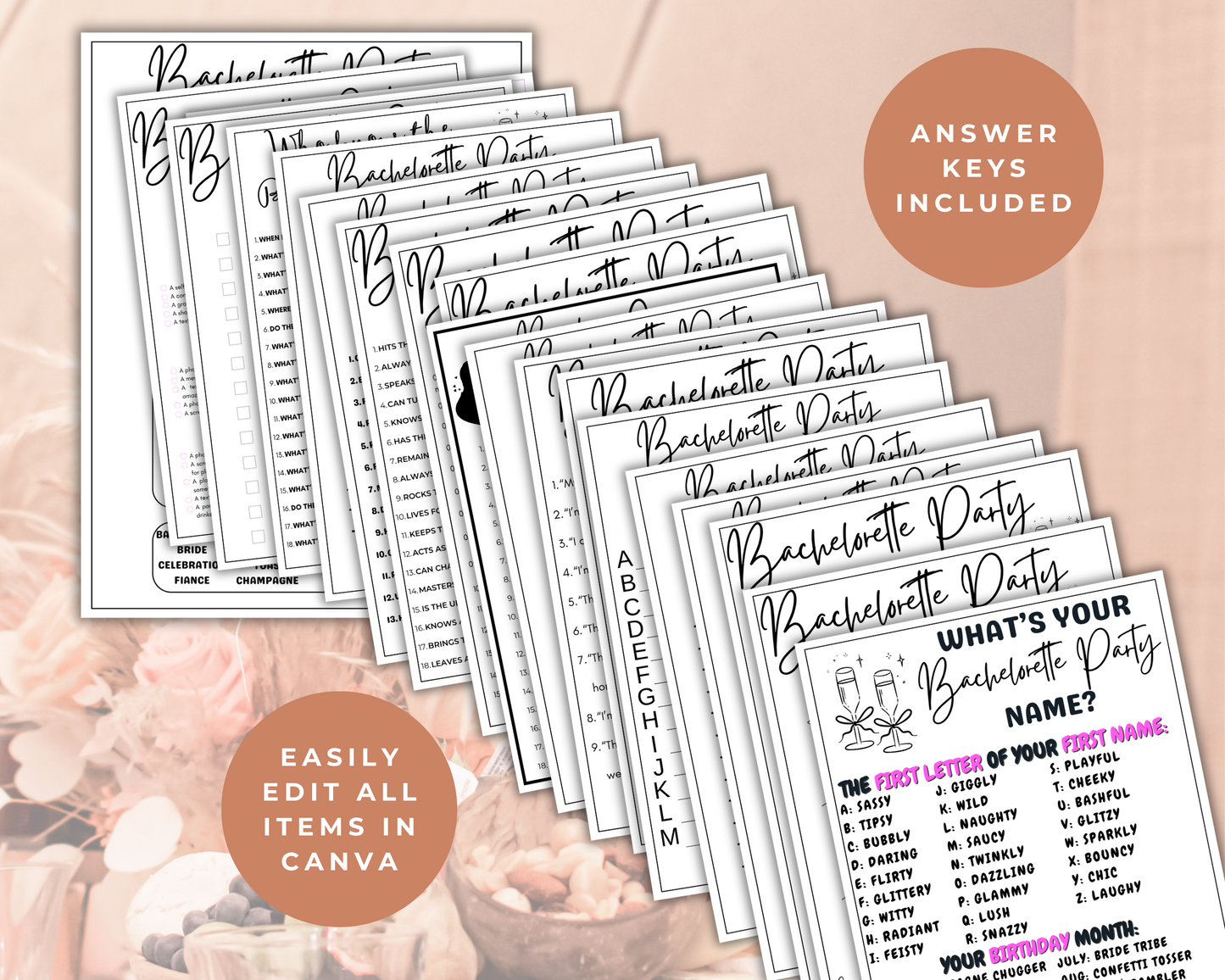 Dirty Bachelorette Game Bundle