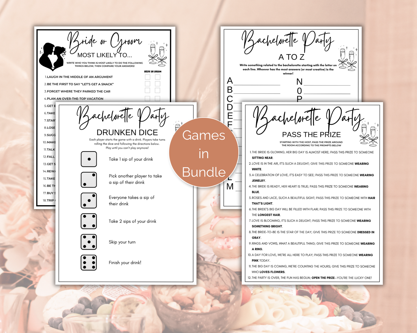 Dirty Bachelorette Game Bundle