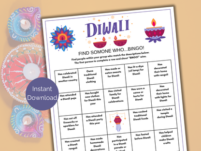Diwali Find Someone Who