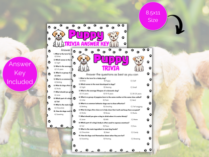 Dog Trivia Game