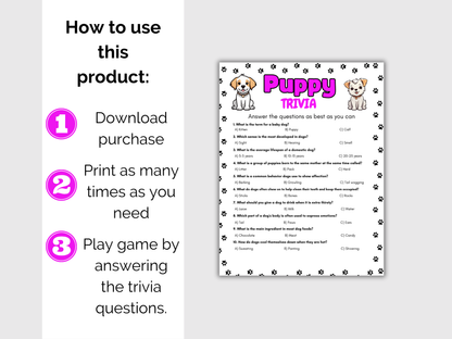 Dog Trivia Game