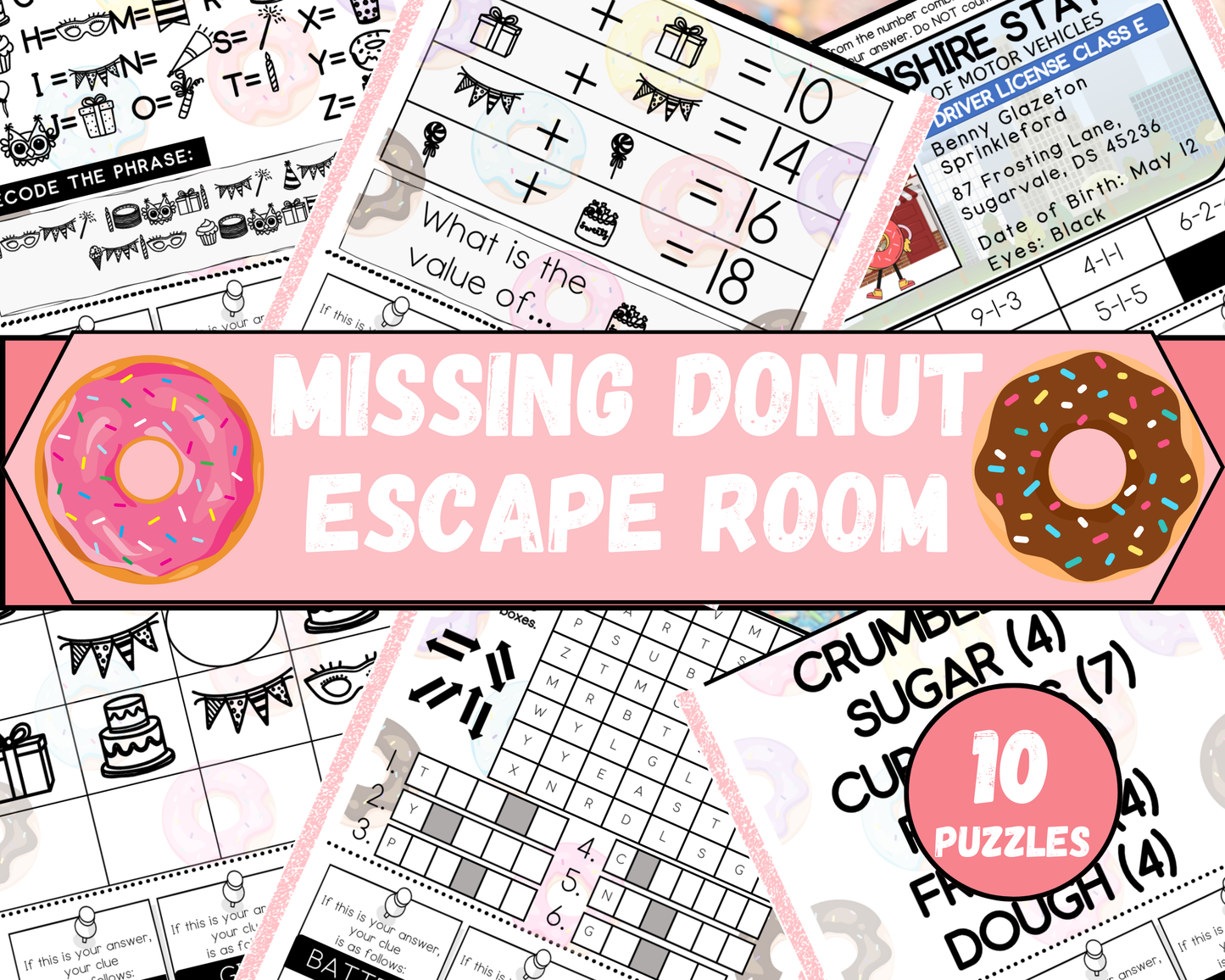 Donut Escape Room for Kids