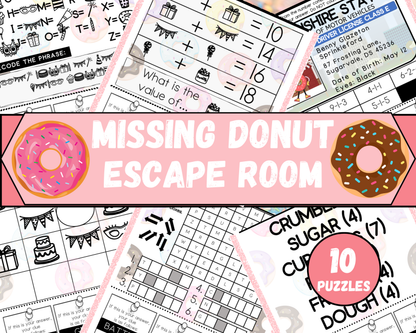 Donut Escape Room for Kids
