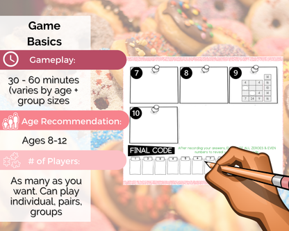 Donut Escape Room for Kids