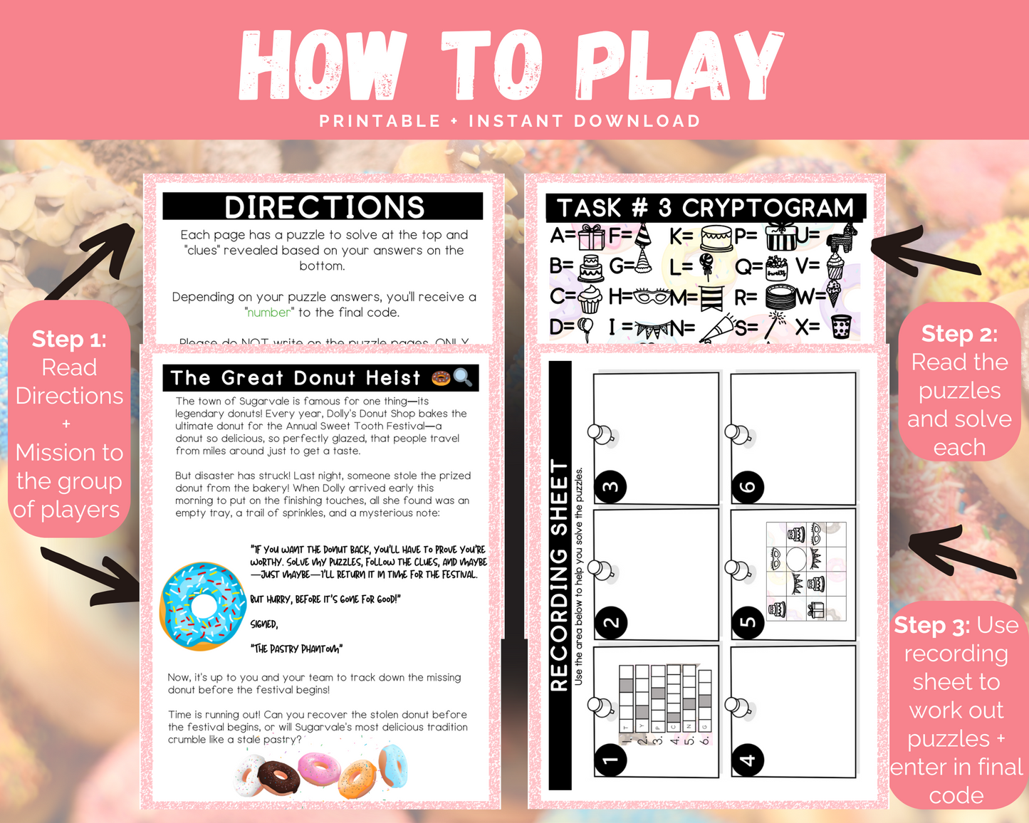 Donut Escape Room for Kids