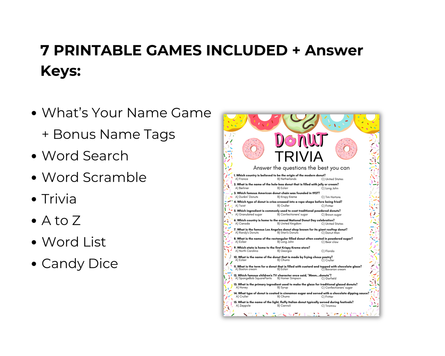 Donut Game Bundle
