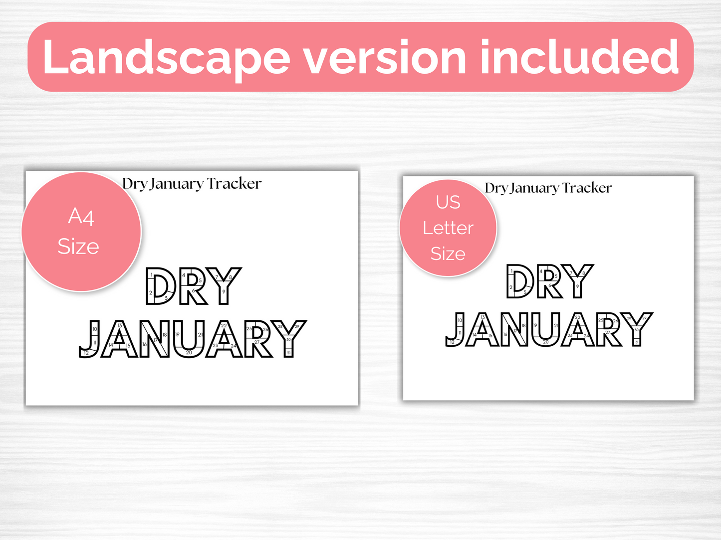 Dry January Countdown Tracker