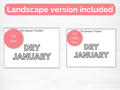 Dry January Countdown Tracker