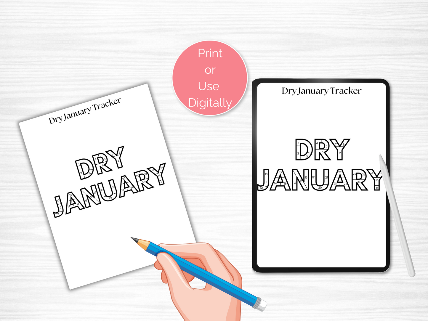 Dry January Countdown Tracker