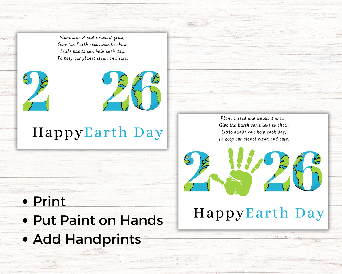 Earth Day 2026 Handprint Art