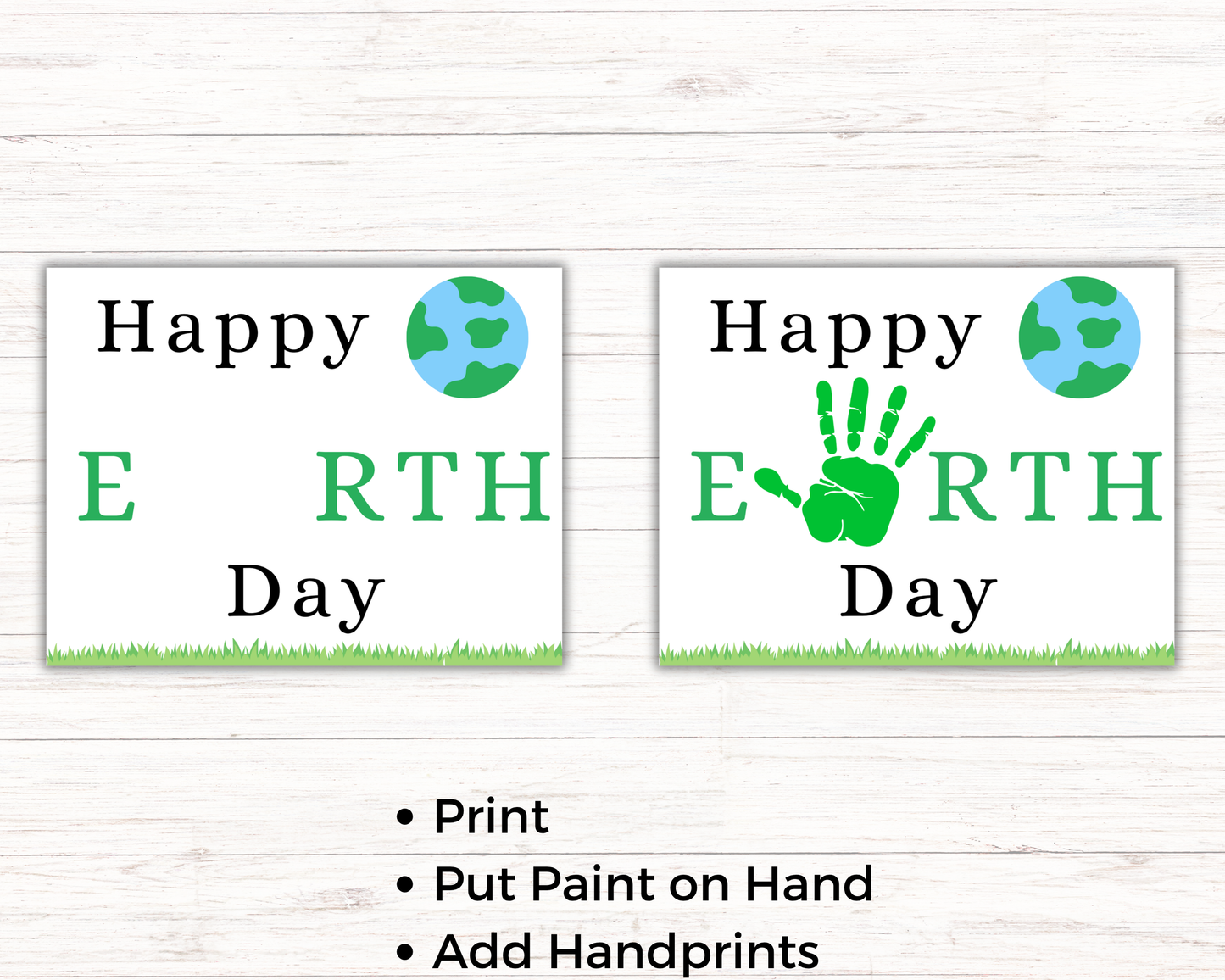 Earth Day Handprint Art Bundle