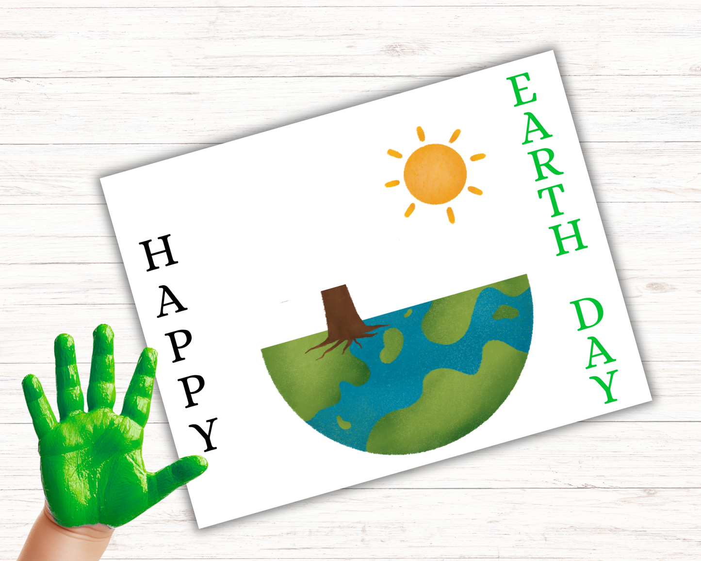 Earth Day Handprint Art Bundle