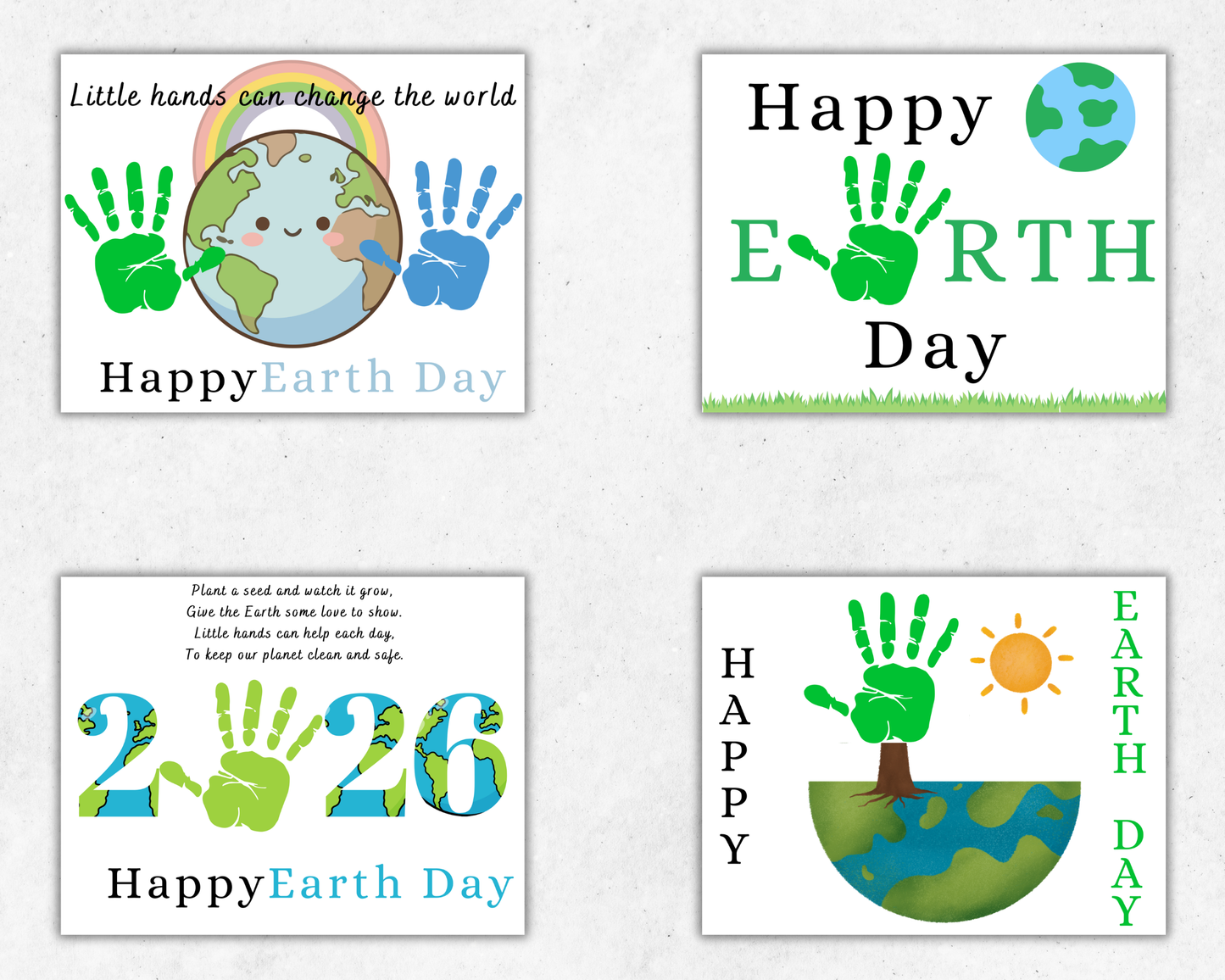 Earth Day Handprint Art Bundle