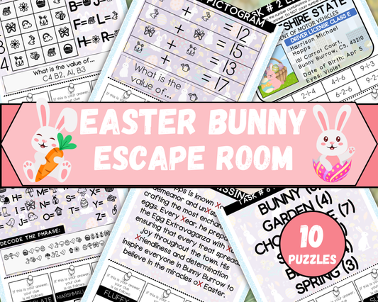 Easter Bunny Escape Room Game