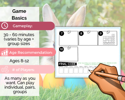 Easter Bunny Escape Room Game