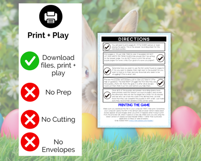 Easter Bunny Escape Room Game