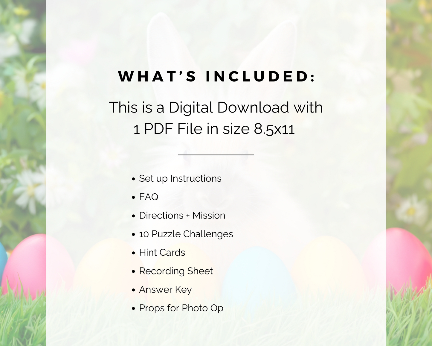 Easter Bunny Escape Room Game