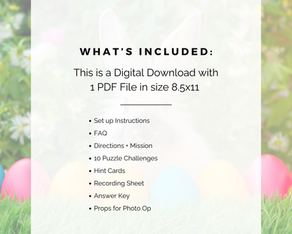 Easter Bunny Escape Room Game