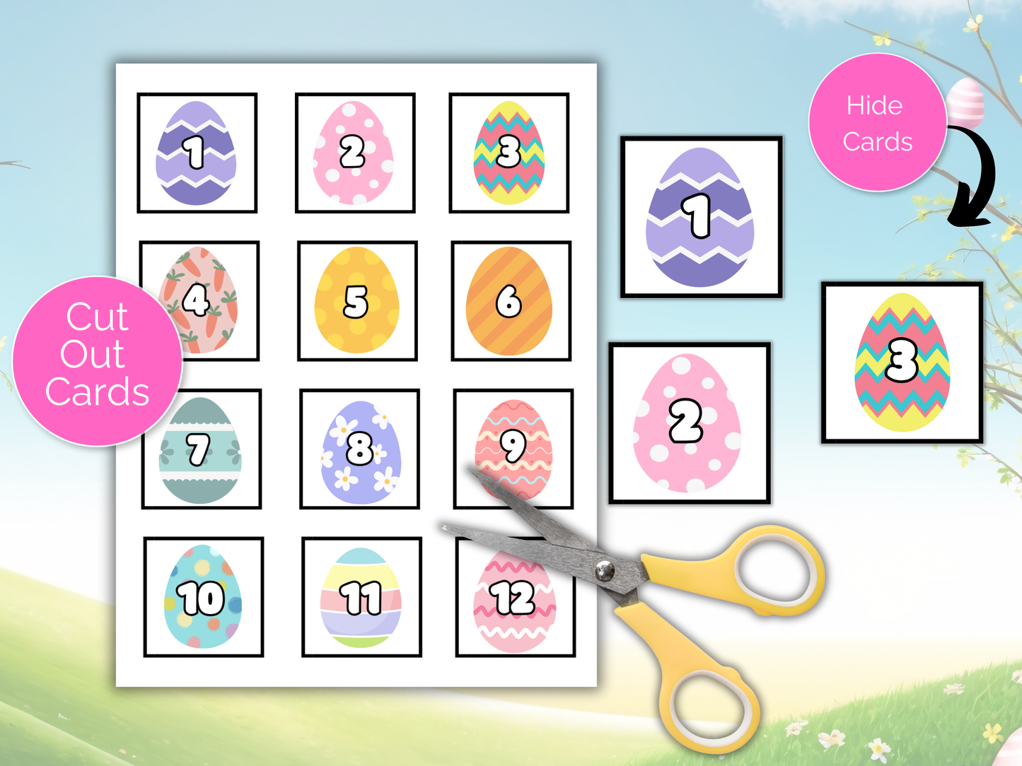 Easter Egg Scavenger Hunt for kids